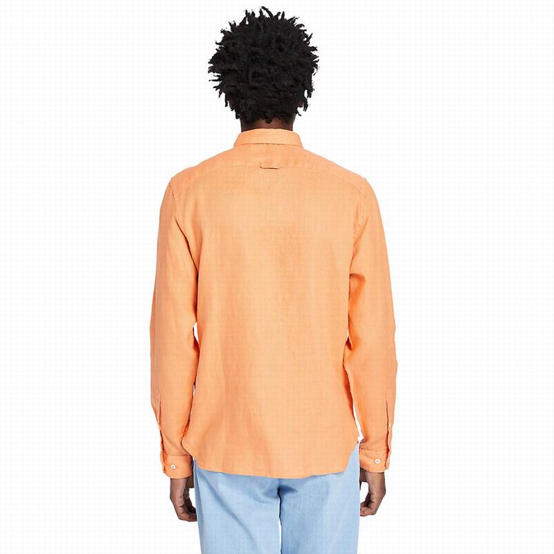 Timberland Mill River LS Linen Košulje Narančaste | 79977135