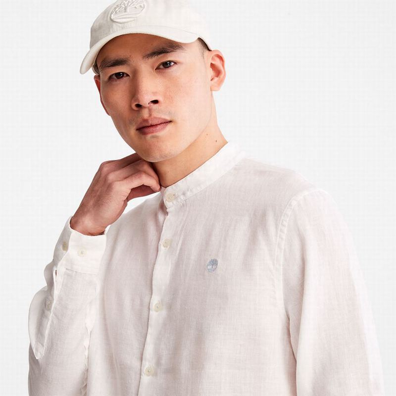 Timberland Mill River Linen Košulje Bijele | 69635838