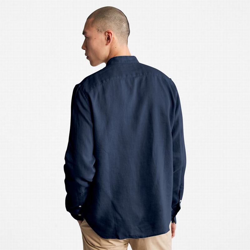 Timberland Mill River Linen Košulje Tamnoplave | 2652885