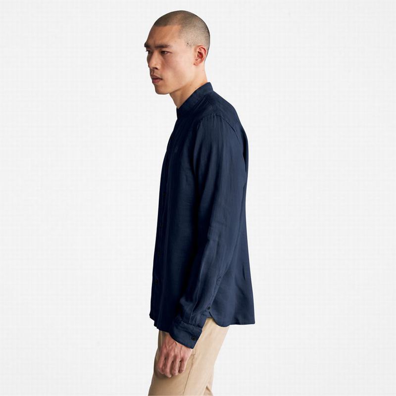 Timberland Mill River Linen Košulje Tamnoplave | 2652885