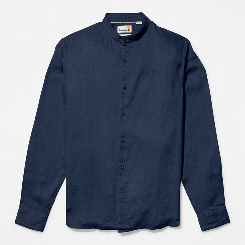 Timberland Mill River Linen Košulje Tamnoplave | 2652885