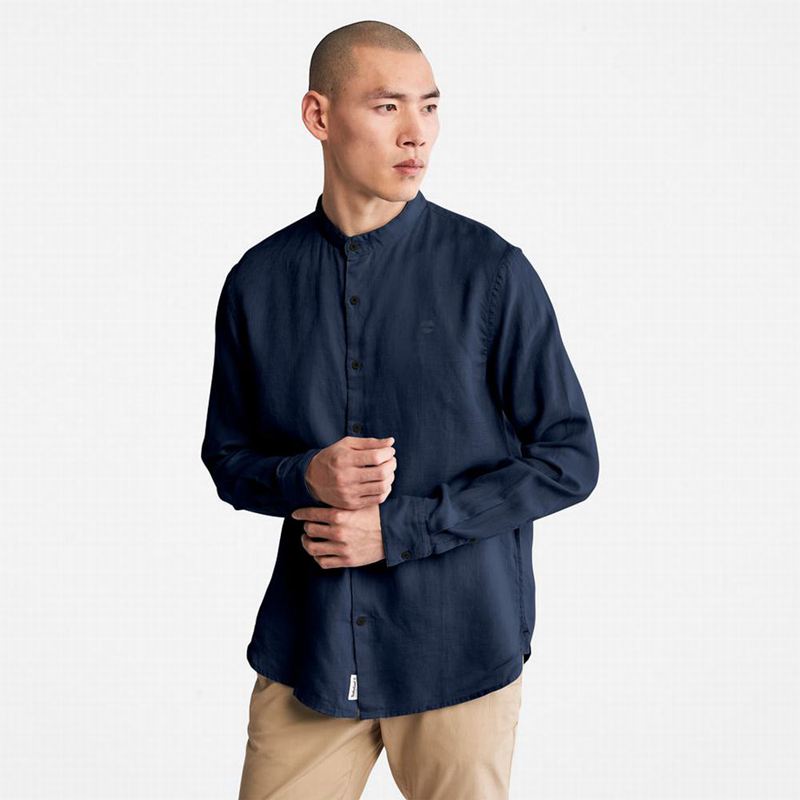 Timberland Mill River Linen Košulje Tamnoplave | 2652885