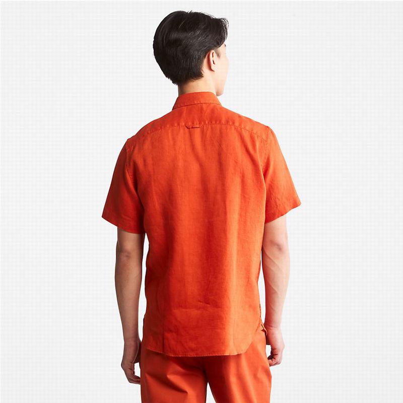 Timberland Mill River Short-Sleeve Košulje Narančaste | 28140494