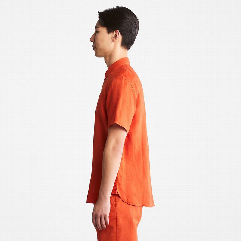 Timberland Mill River Short-Sleeve Košulje Narančaste | 28140494