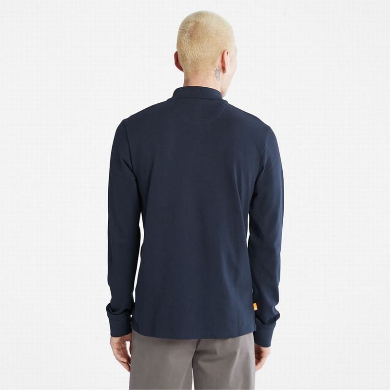 Timberland Millers River LS Polo Majice Tamnoplave | 3721212