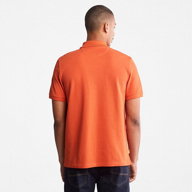 Timberland Millers River Pique Polo Majice Narančaste | 21512329