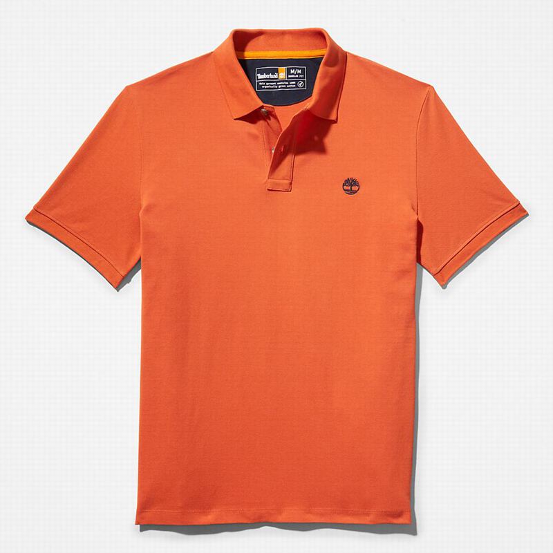 Timberland Millers River Pique Polo Majice Narančaste | 21512329