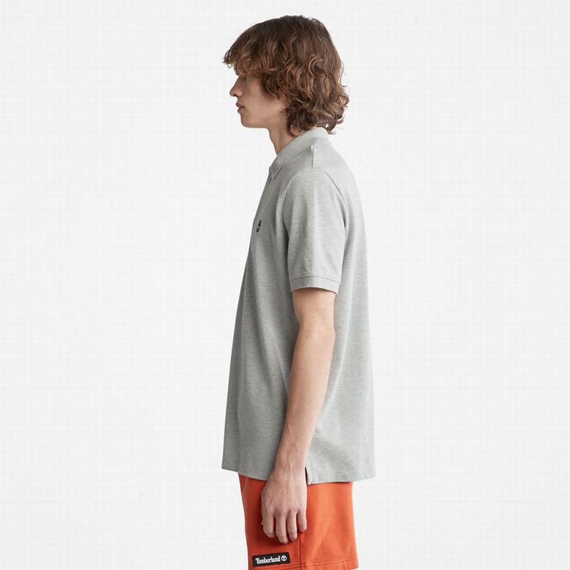 Timberland Millers River Pique Polo Majice Sive | 25371527