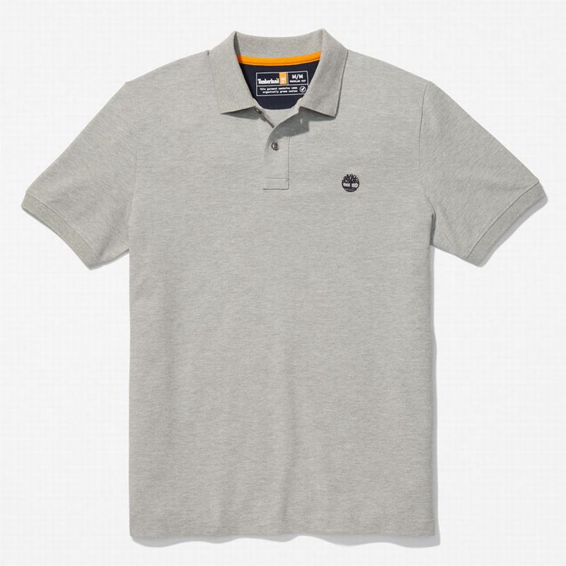 Timberland Millers River Pique Polo Majice Sive | 25371527