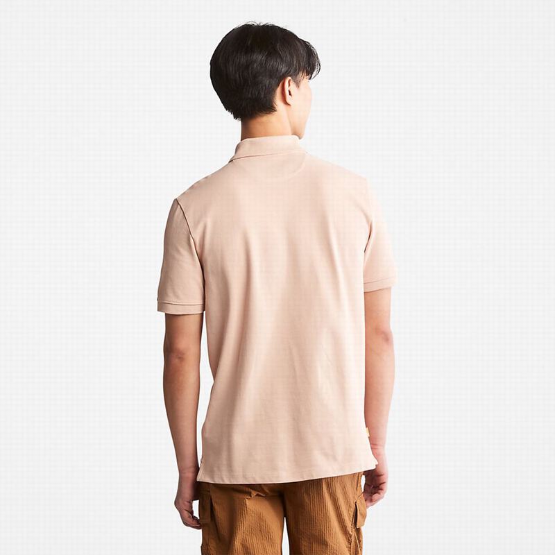 Timberland Millers River Pique Polo Majice Roze | 44865531