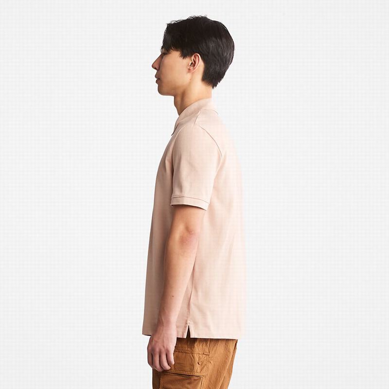 Timberland Millers River Pique Polo Majice Roze | 44865531