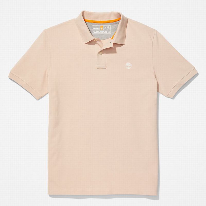 Timberland Millers River Pique Polo Majice Roze | 44865531