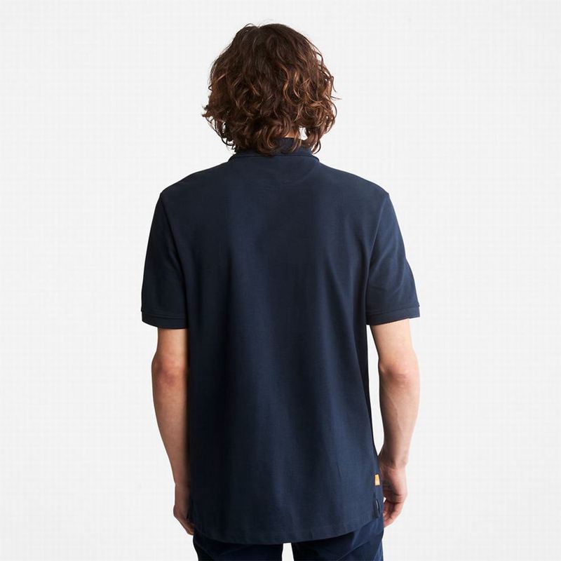 Timberland Millers River Pique Polo Majice Tamnoplave | 58049584