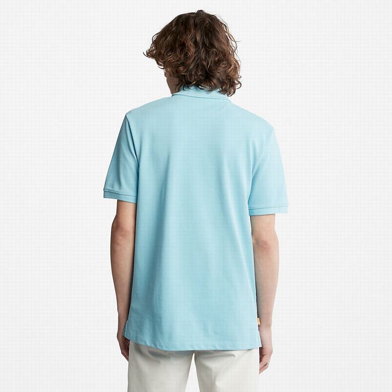 Timberland Millers River Pique Polo Majice Plave | 92901852
