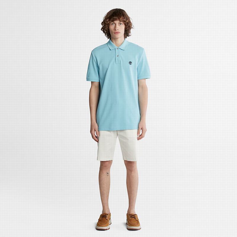 Timberland Millers River Pique Polo Majice Plave | 92901852