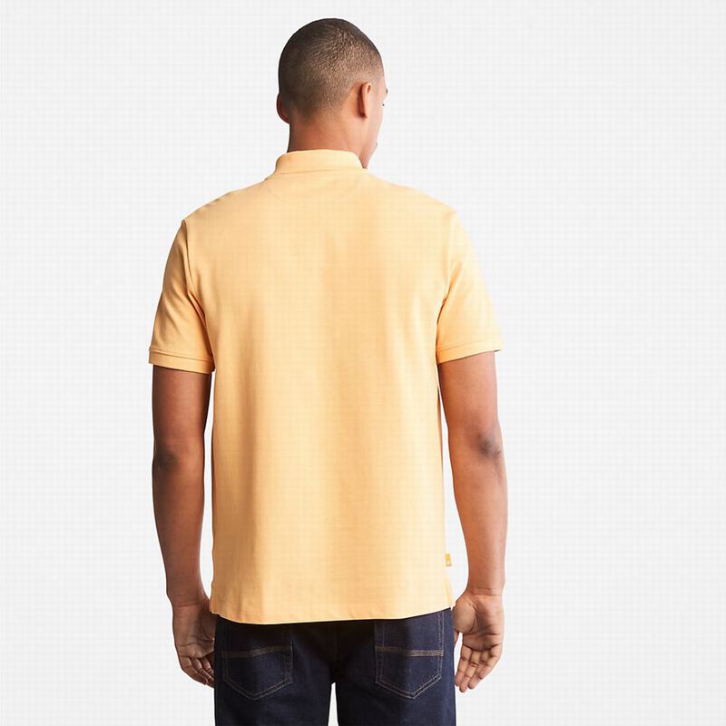 Timberland Millers River Pique Polo Majice Žute | 92969191