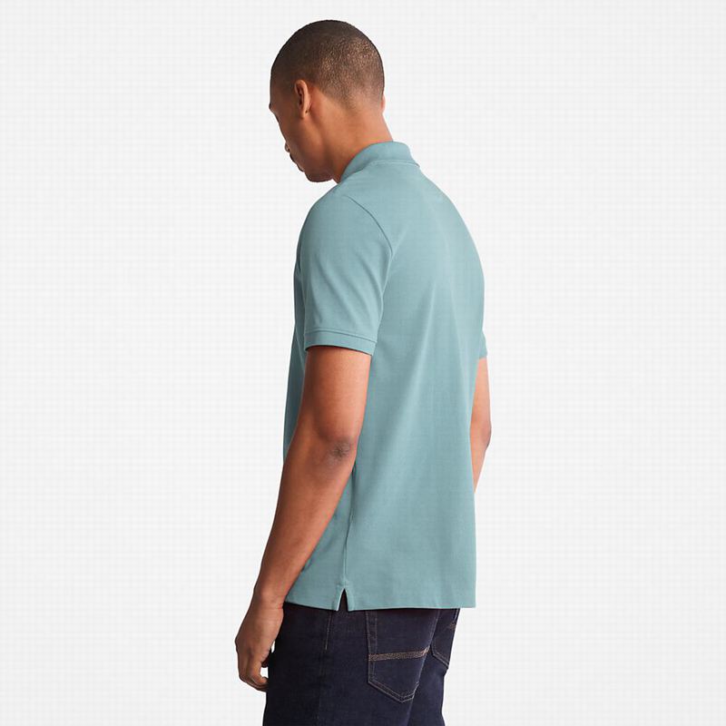 Timberland Millers River Pique Polo Majice Maslinasto Zelene | 96779811