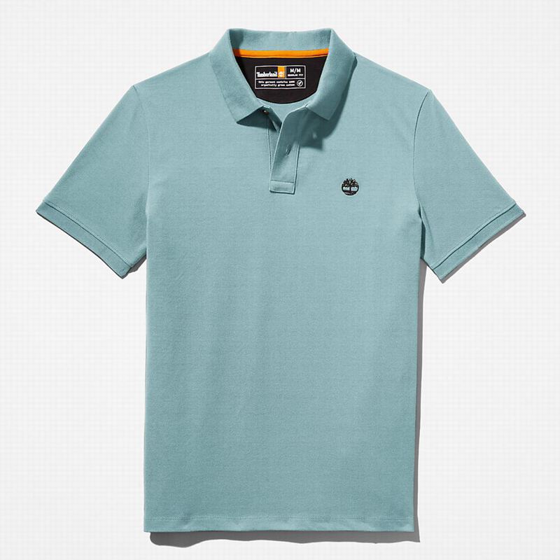 Timberland Millers River Pique Polo Majice Maslinasto Zelene | 96779811