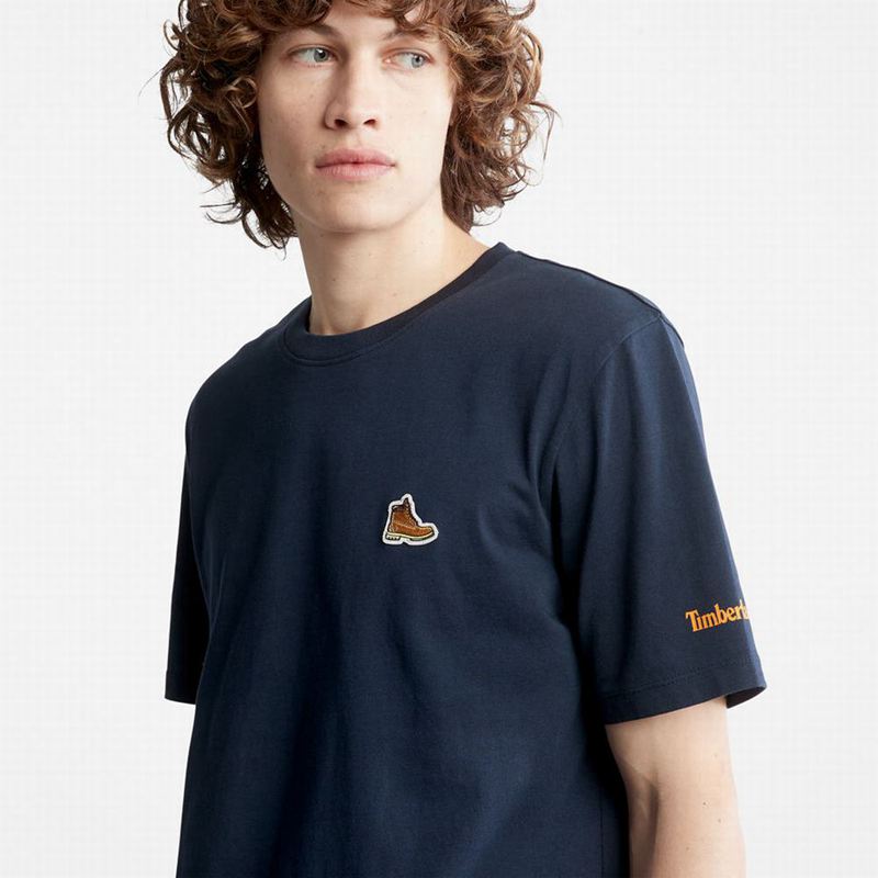 Timberland Mini-Logo with Timber Fresh Technology Majice Tamnoplave | 29516074