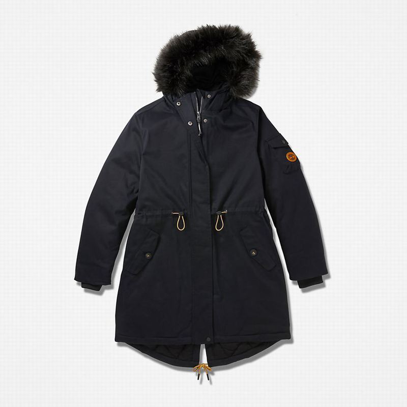Timberland Mount Kelsey Fleece-lined Parka Crne | 87155125