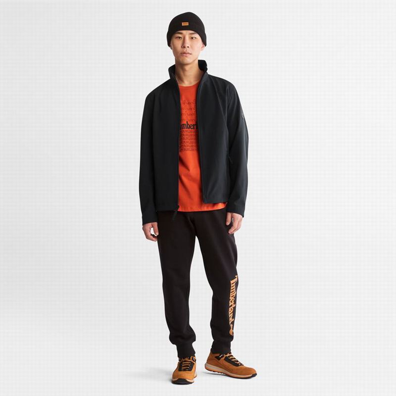 Timberland Mount Waumbeck Fleece-Lined Softshell Flis Jakne Crne | 88877845