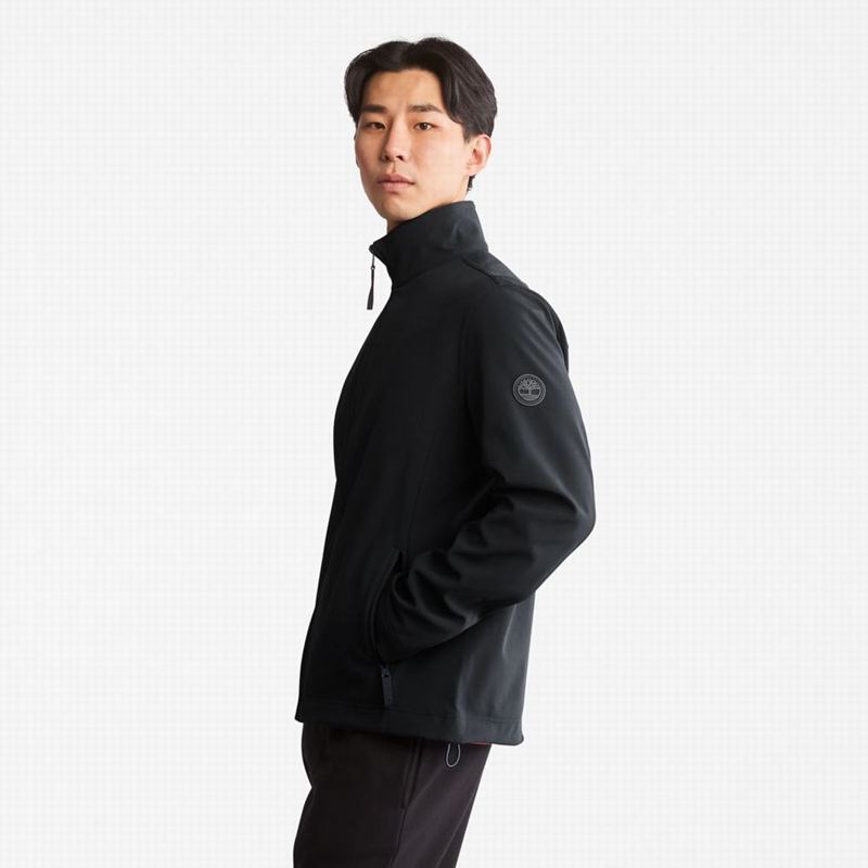 Timberland Mount Waumbeck Fleece-Lined Softshell Flis Jakne Crne | 88877845