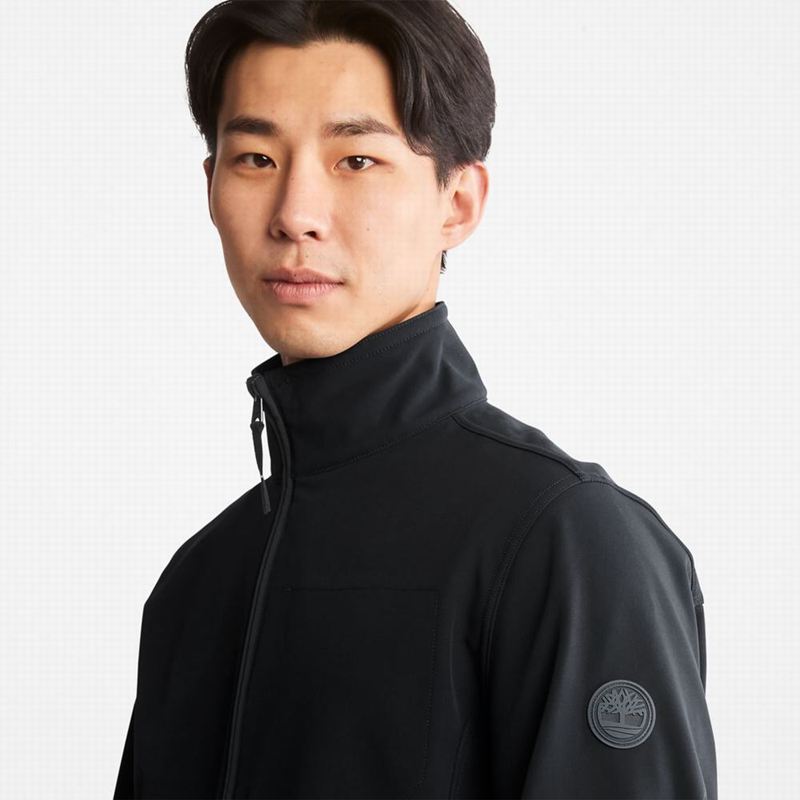 Timberland Mount Waumbeck Fleece-Lined Softshell Flis Jakne Crne | 88877845
