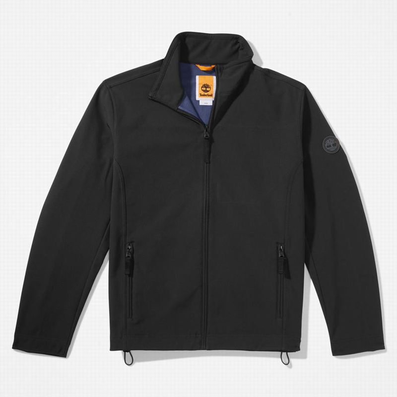 Timberland Mount Waumbeck Fleece-Lined Softshell Flis Jakne Crne | 88877845