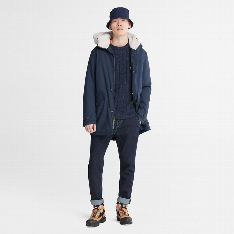 Timberland Mt. Kelsey Fishtail Parka Tamnoplave | 93574007