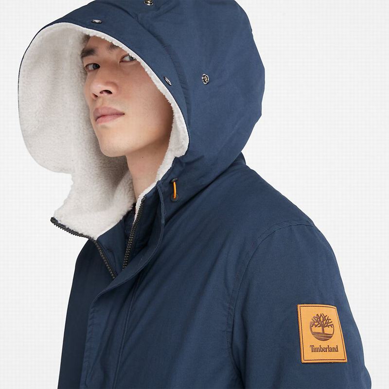 Timberland Mt. Kelsey Fishtail Parka Tamnoplave | 93574007