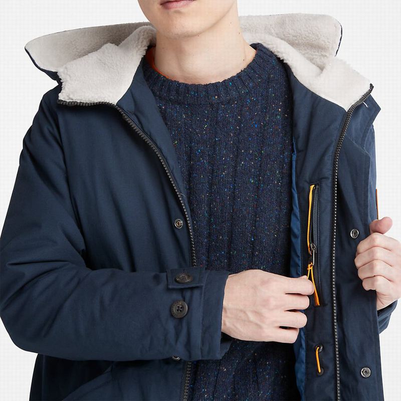 Timberland Mt. Kelsey Fishtail Parka Tamnoplave | 93574007