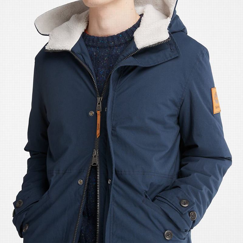 Timberland Mt. Kelsey Fishtail Parka Tamnoplave | 93574007