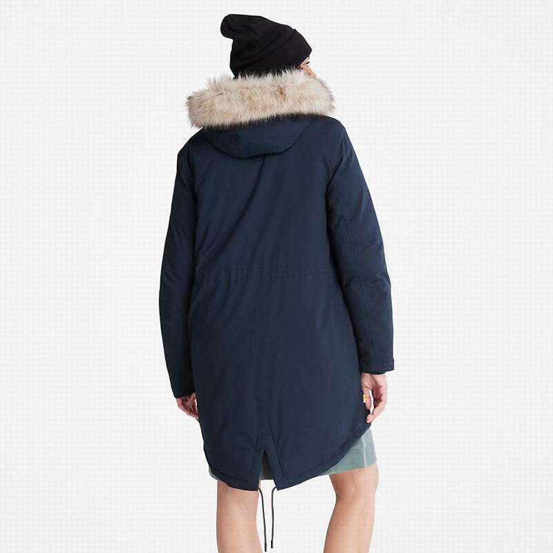 Timberland Mt. Kelsey Fleece-Lined Parka Tamnoplave | 77631711