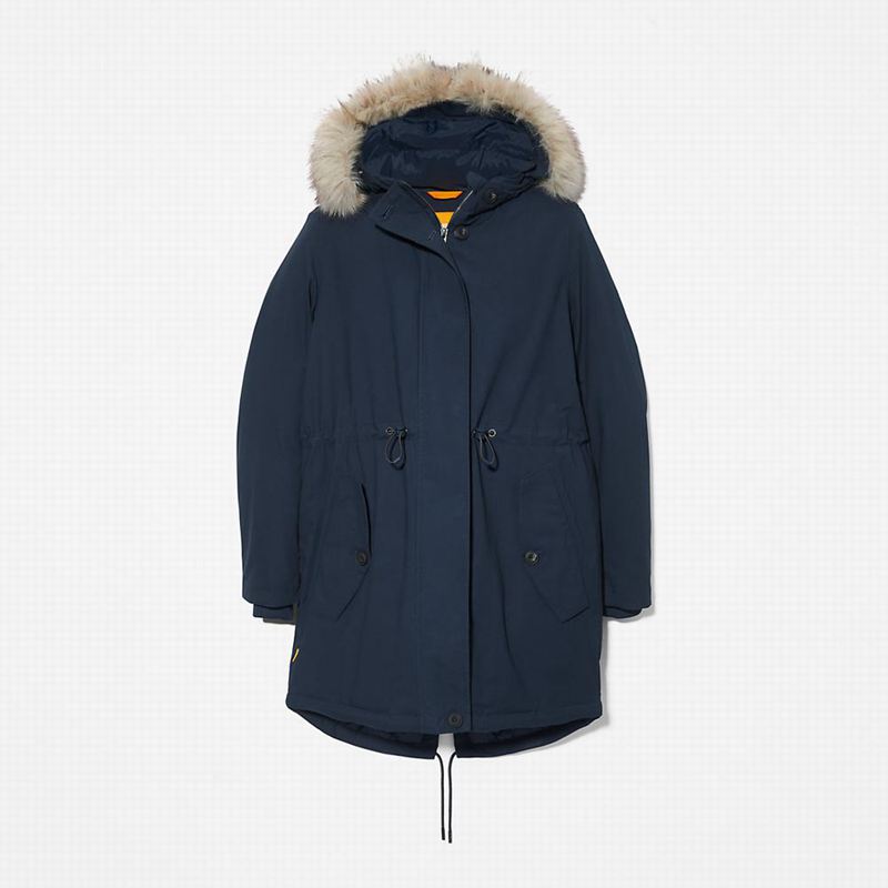 Timberland Mt. Kelsey Fleece-Lined Parka Tamnoplave | 77631711