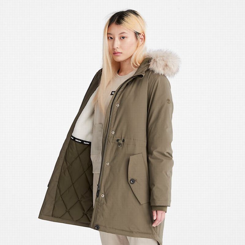 Timberland Mt. Kelsey Fleece-Lined Parka Sive | 9981863