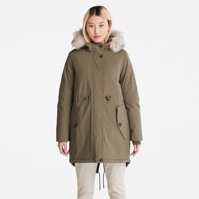 Timberland Mt. Kelsey Fleece-Lined Parka Sive | 9981863