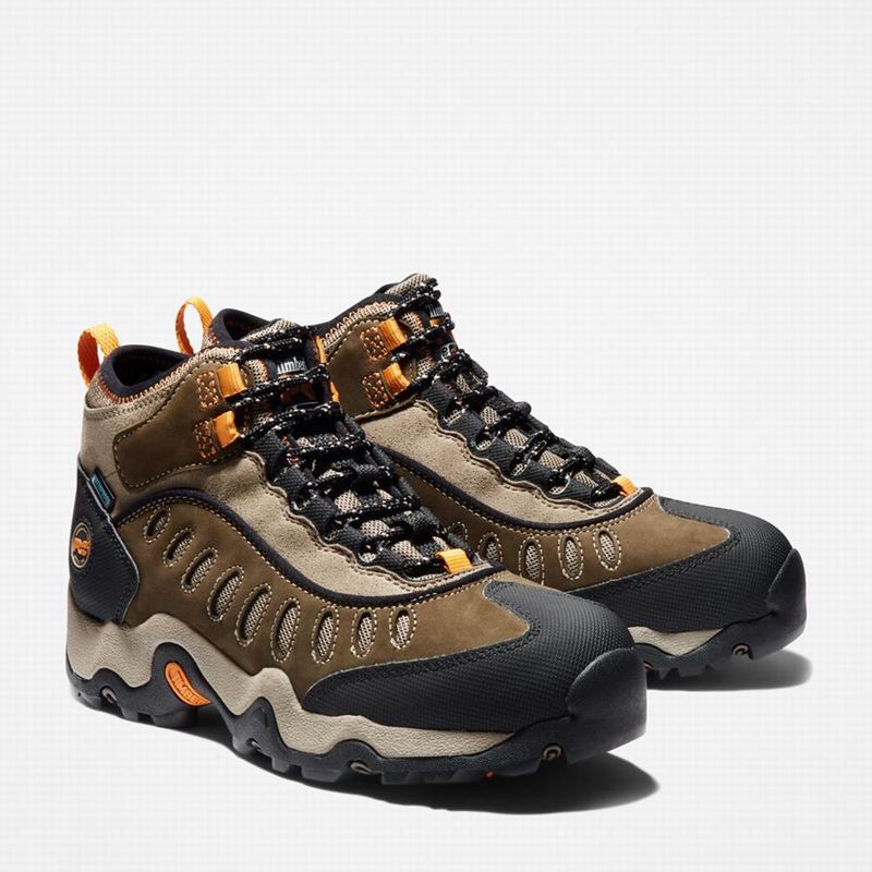 Timberland Mudslinger Steel Toe Waterproof Radne Čizme Smeđe | 75722117