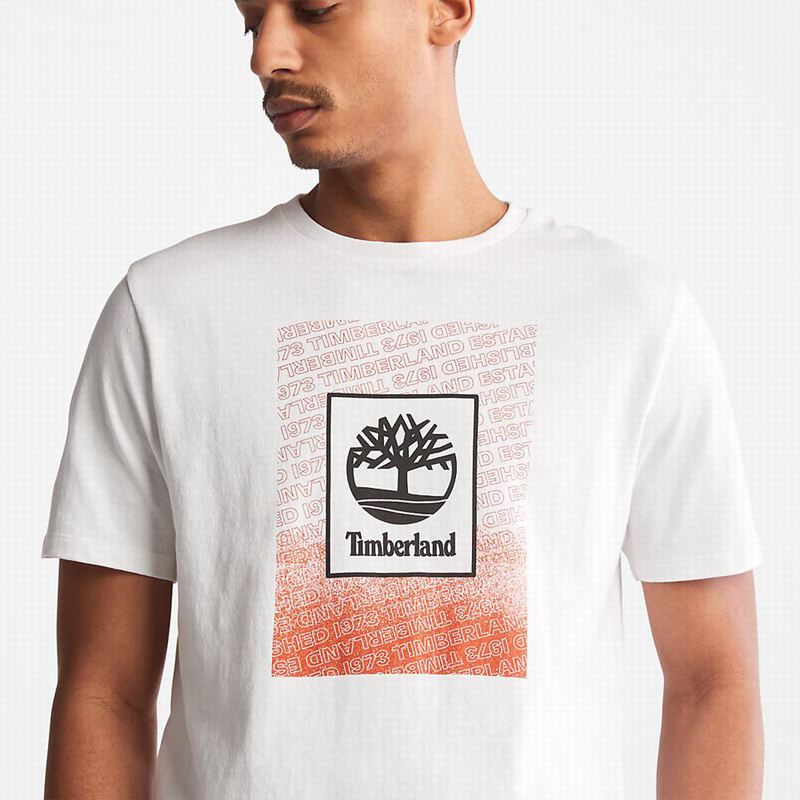 Timberland Multi-logo Majice Bijele | 24008609