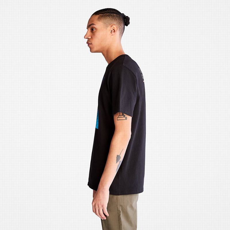 Timberland Multi-logo Majice Crne | 98872326