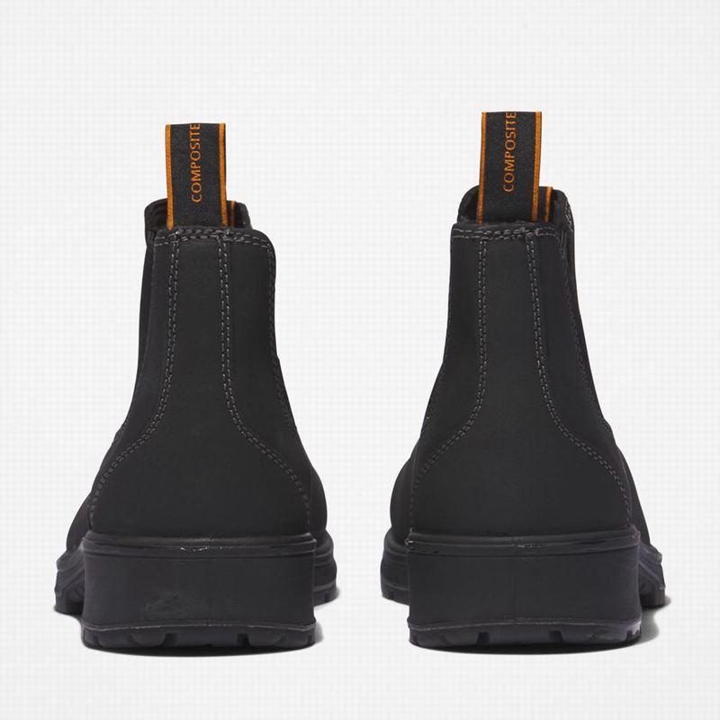Timberland Nashoba Casual Composite Toe Chelsea Čizme Crne | 22222850