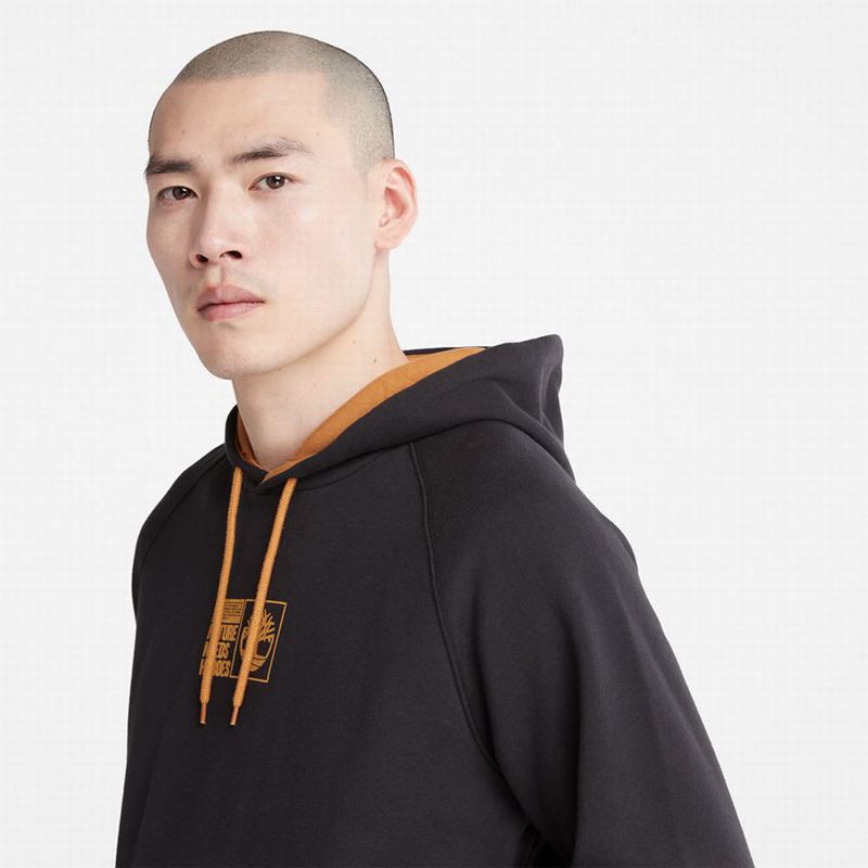 Timberland Nature Needs Heroes Majica S Kapuljačom Crne | 93416389