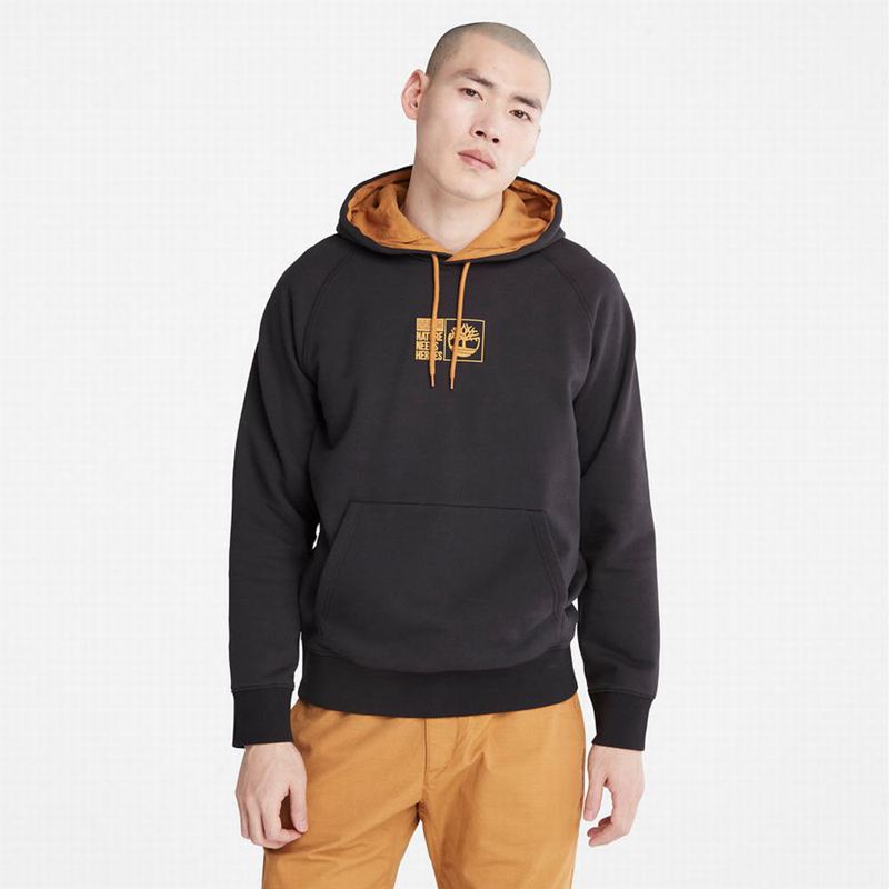 Timberland Nature Needs Heroes Majica S Kapuljačom Crne | 93416389