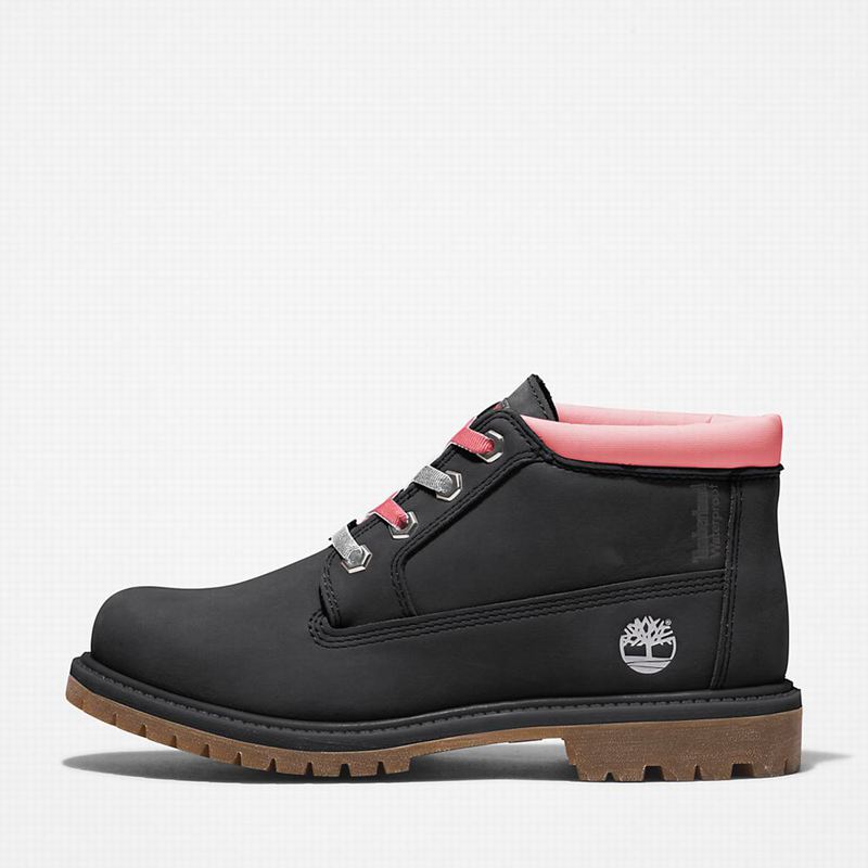 Timberland Nellie Warm Chukka Gležnjače Crne | 97752596