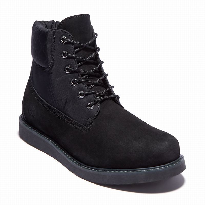 Timberland Newmarket II 6 Inch Prošiven Čizme Crne | 3632651