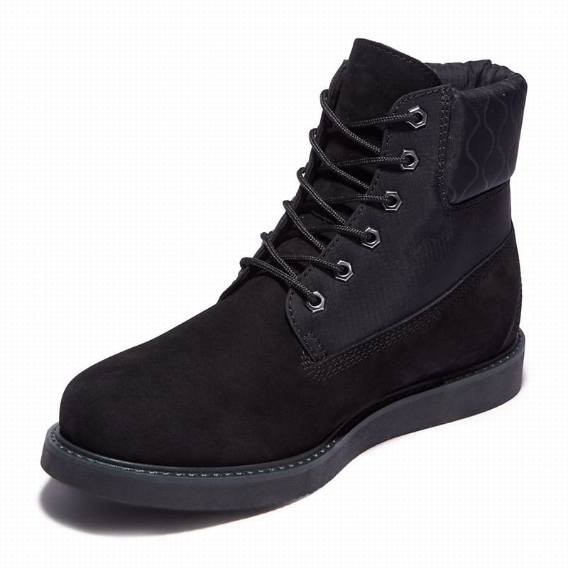 Timberland Newmarket II 6 Inch Prošiven Čizme Crne | 3632651