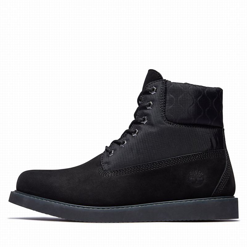 Timberland Newmarket II 6 Inch Prošiven Čizme Crne | 3632651