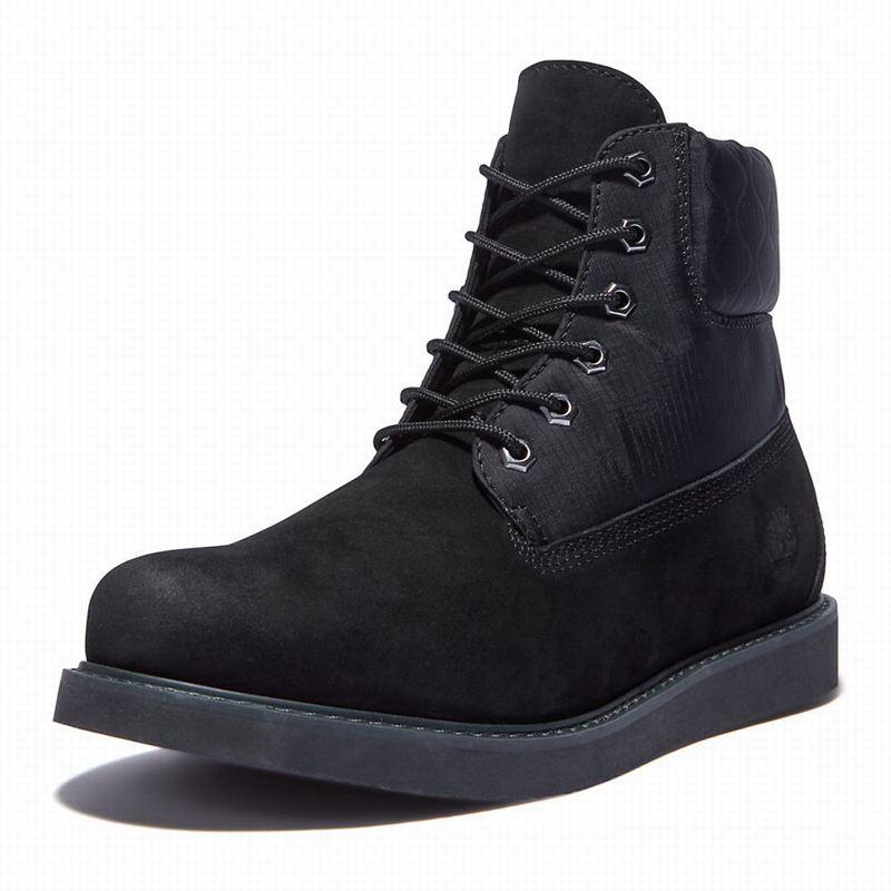 Timberland Newmarket II 6 Inch Prošiven Čizme Crne | 3632651