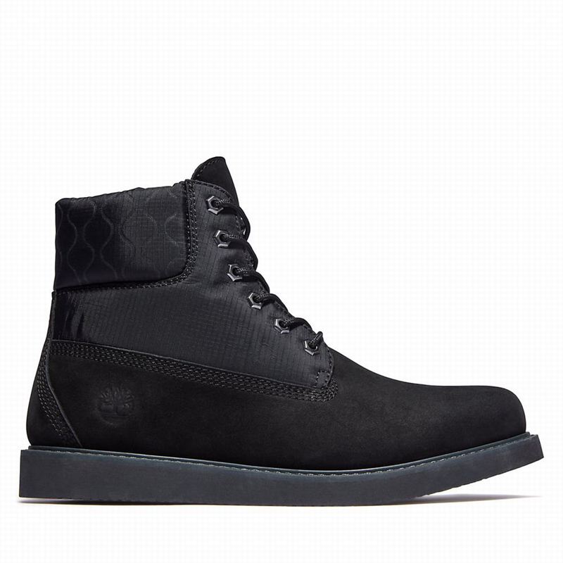 Timberland Newmarket II 6 Inch Prošiven Čizme Crne | 3632651