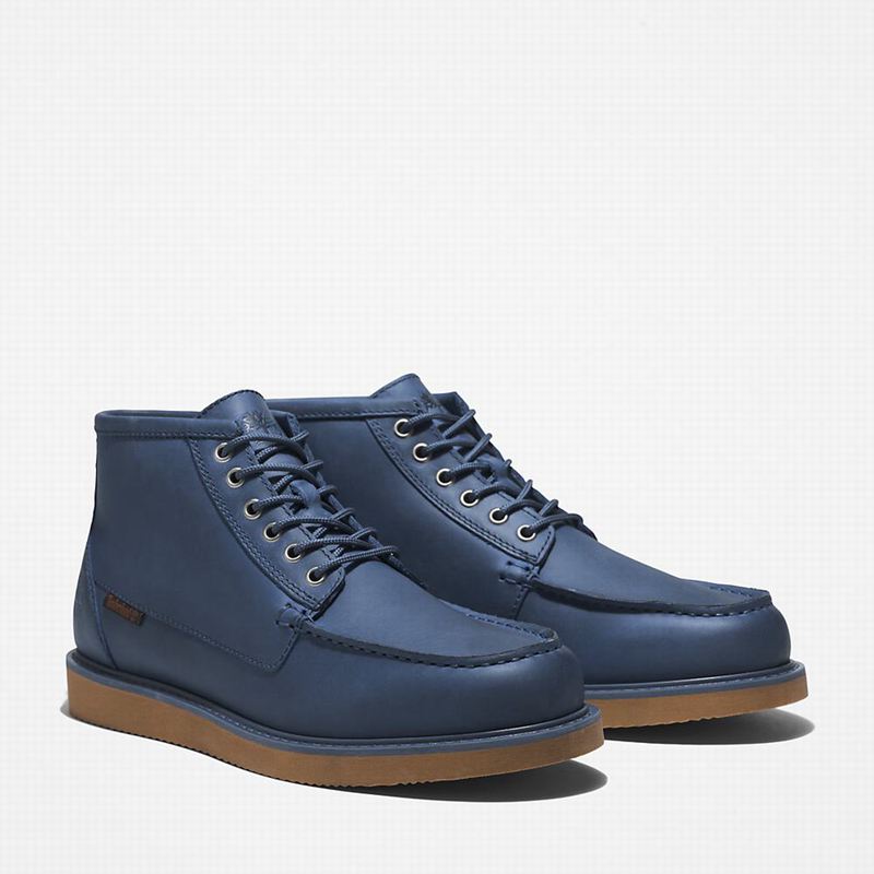 Timberland Newmarket II Moc-Toe Chukka Čizme Tamnoplave | 98800382