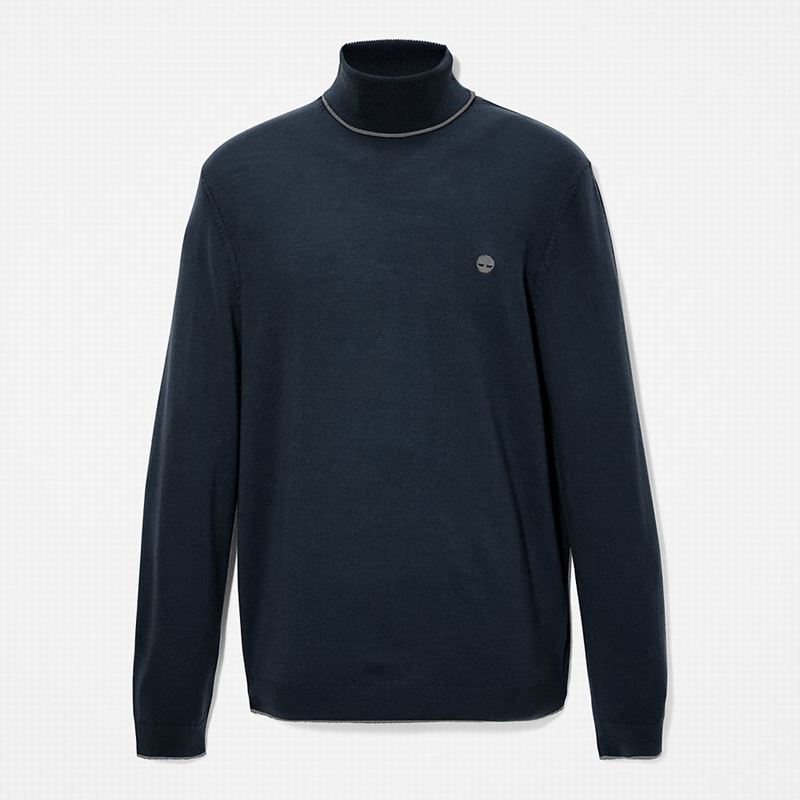 Timberland Nissitissit River Merino Džemperi Tamnoplave | 28344845
